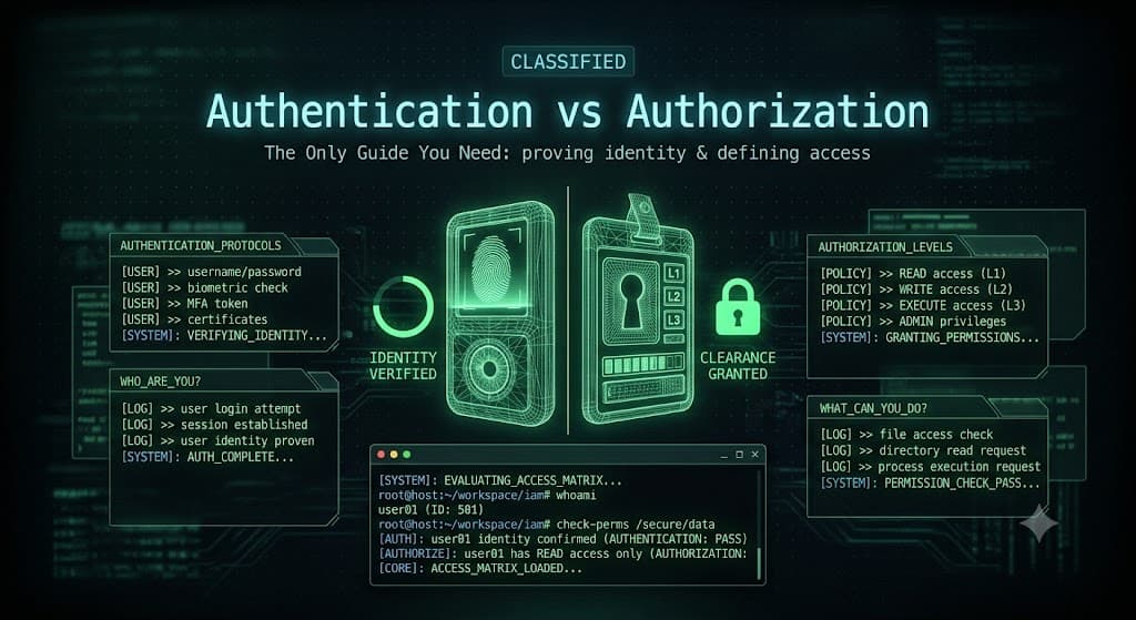 Authentication vs Authorization: The Key Difference