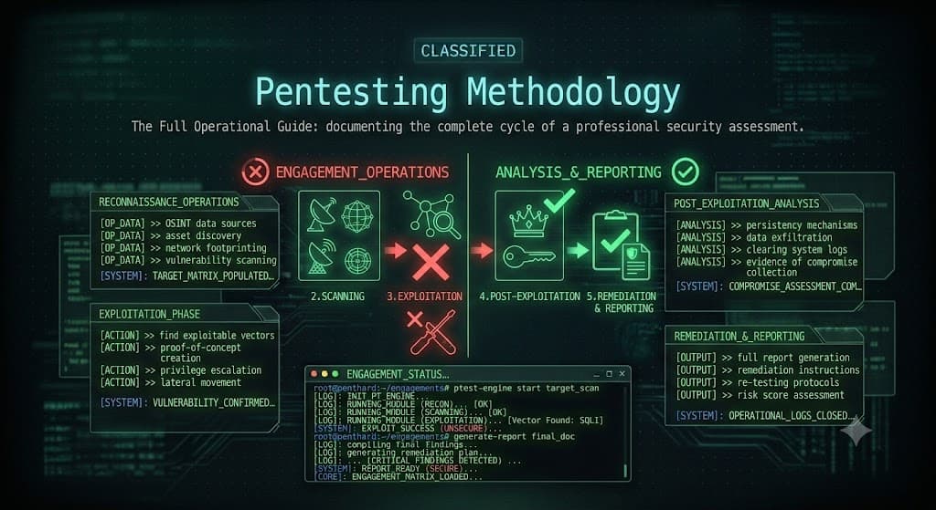 Penetration Testing Methodology: The 5 Phases Explained